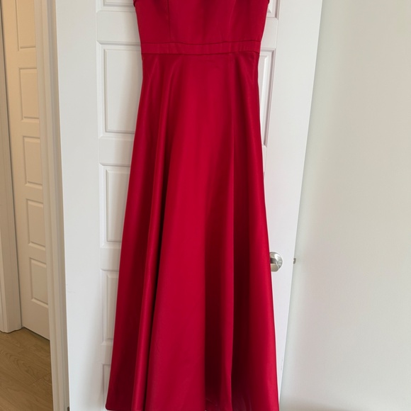 Red A-Line Dress Melanie Lynn - Picture 2 of 5